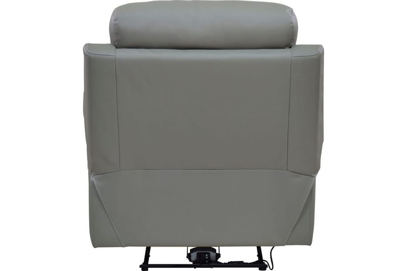 Reclinerfåtölj Loft24 Fåtölj Lannilis Ljusgrå, PU/trä/metall, Elektrisk vilstol Ljusgrå - Möbler - Stolar & fåtöljer - Fåtölj - Biofåtölj & reclinerfåtölj