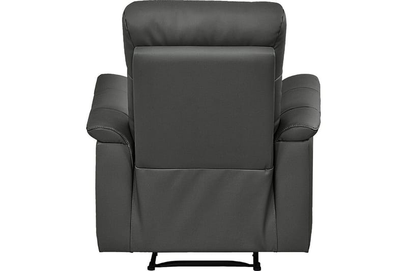 Reclinerfåtölj Loft24 Fåtölj Southbrook Grå, PU/trä/metall, Elektrisk vilstol Grå - Möbler - Stolar & fåtöljer - Fåtölj - Biofåtölj & reclinerfåtölj