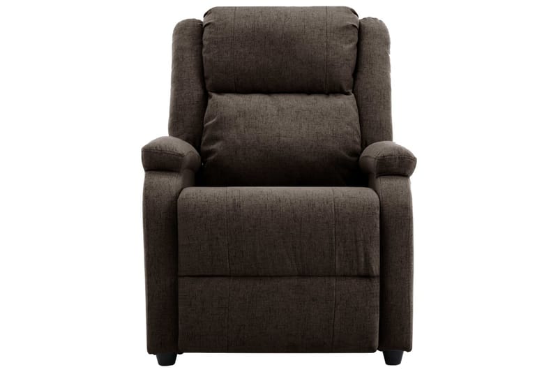 Reclinerfåtölj mörkbrun tyg - Mörkbrun - Möbler - Stolar & fåtöljer - Fåtölj - Biofåtölj & reclinerfåtölj