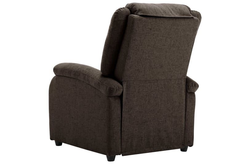 Reclinerfåtölj mörkbrun tyg - Mörkbrun - Möbler - Stolar & fåtöljer - Fåtölj - Biofåtölj & reclinerfåtölj