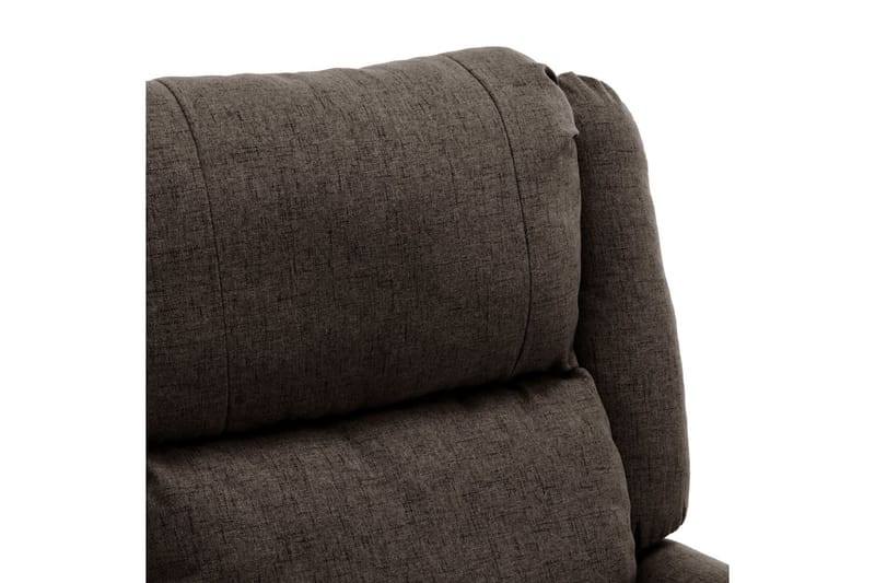Reclinerfåtölj mörkbrun tyg - Mörkbrun - Möbler - Stolar & fåtöljer - Fåtölj - Biofåtölj & reclinerfåtölj
