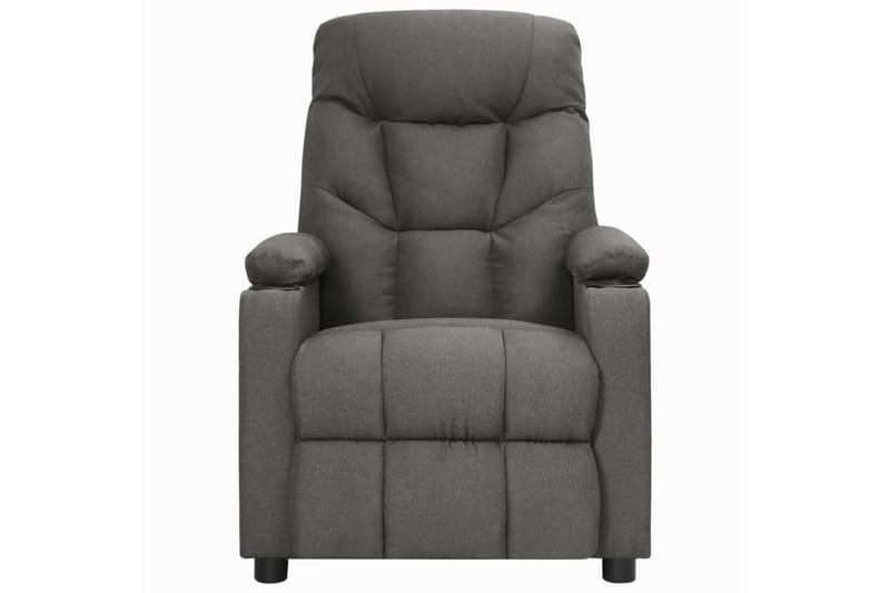Reclinerfåtölj mörkgrå tyg - Grå - Möbler - Stolar & fåtöljer - Fåtölj - Biofåtölj & reclinerfåtölj