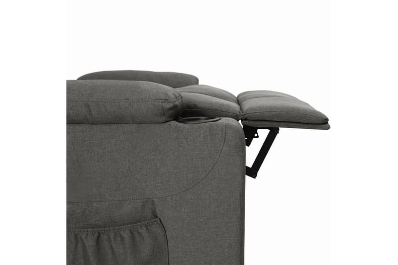 Reclinerfåtölj mörkgrå tyg - Grå - Möbler - Stolar & fåtöljer - Fåtölj - Biofåtölj & reclinerfåtölj