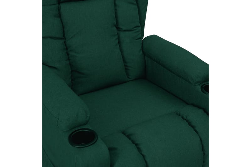 Reclinerfåtölj mörkgrön tyg - Grön - Möbler - Stolar & fåtöljer - Fåtölj - Biofåtölj & reclinerfåtölj