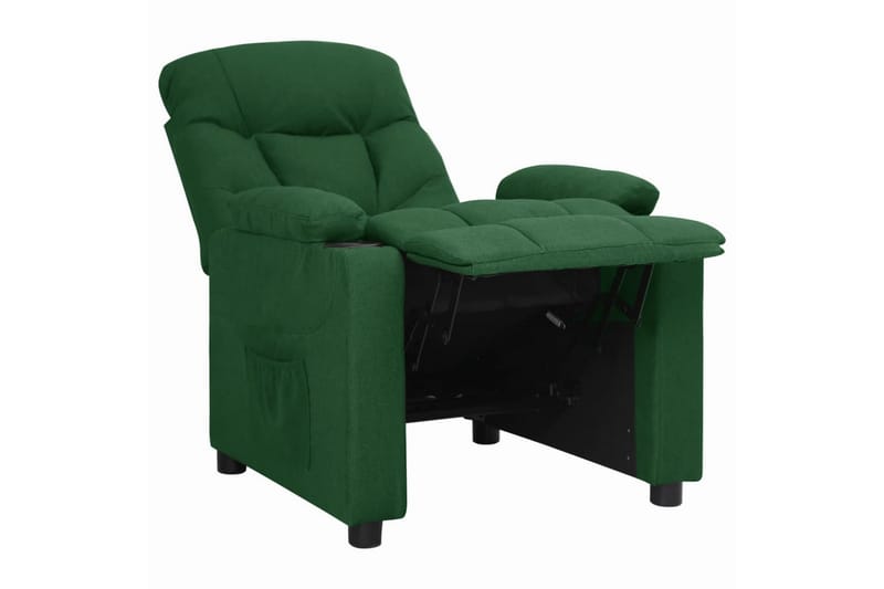 Reclinerfåtölj mörkgrön tyg - Mörkgrön - Möbler - Stolar & fåtöljer - Fåtölj - Biofåtölj & reclinerfåtölj