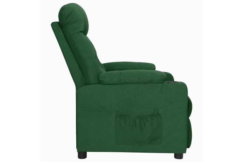 Reclinerfåtölj mörkgrön tyg - Mörkgrön - Möbler - Stolar & fåtöljer - Fåtölj - Biofåtölj & reclinerfåtölj