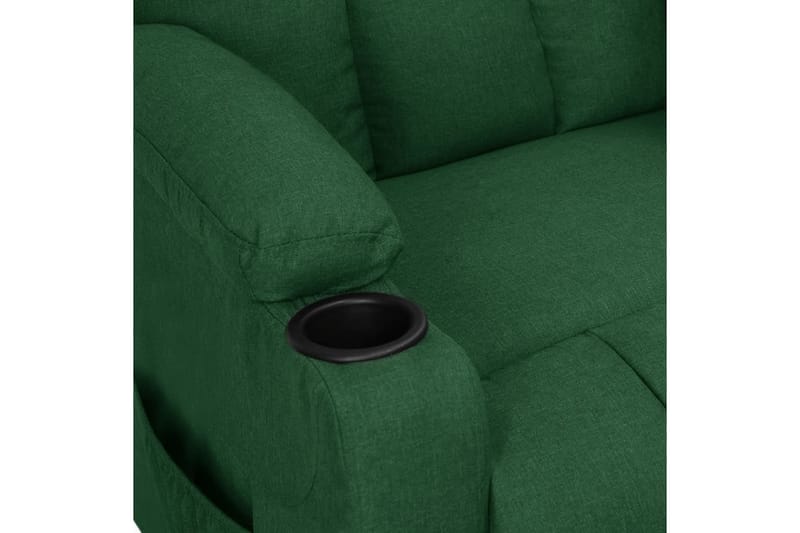 Reclinerfåtölj mörkgrön tyg - Mörkgrön - Möbler - Stolar & fåtöljer - Fåtölj - Biofåtölj & reclinerfåtölj