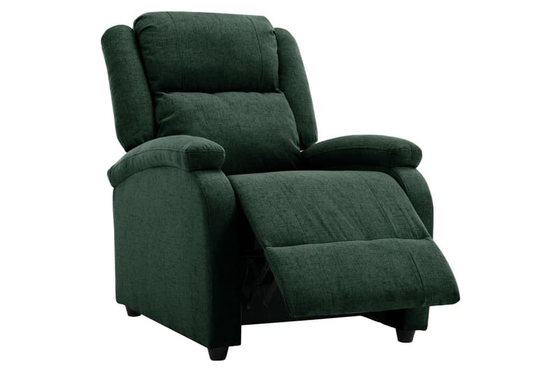 Reclinerfåtölj mörkgrön tyg - Mörkgrön - Möbler - Stolar & fåtöljer - Fåtölj - Biofåtölj & reclinerfåtölj
