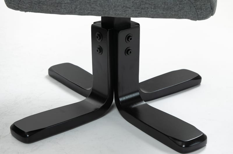 Reclinerfåtölj med fotpall grå - Oslo - Grå - Möbler - Stolar & fåtöljer - Fåtölj - Fåtölj med fotpall