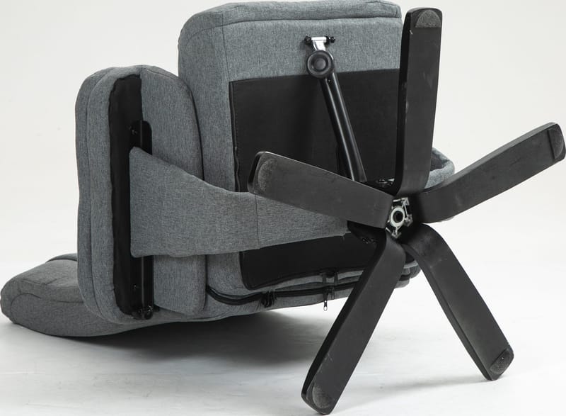 Reclinerfåtölj med fotpall grå - Oslo - Grå - Möbler - Stolar & fåtöljer - Fåtölj - Fåtölj med fotpall