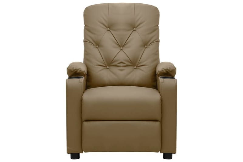 Reclinerfåtölj med uppresningshjälp cappuccino konstläder - Cappuccino - Möbler - Stolar & fåtöljer - Fåtölj - Biofåtölj & reclinerfåtölj