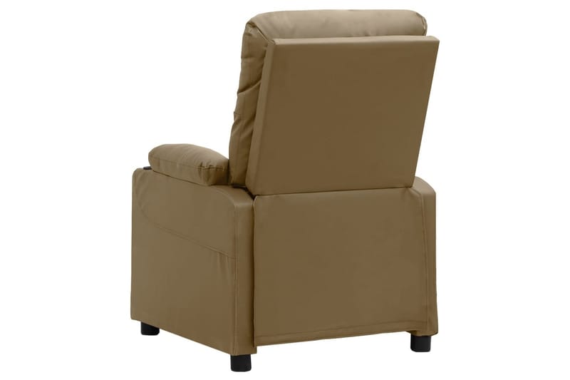Reclinerfåtölj med uppresningshjälp cappuccino konstläder - Cappuccino - Möbler - Stolar & fåtöljer - Fåtölj - Biofåtölj & reclinerfåtölj