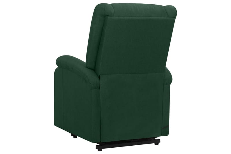 Reclinerfåtölj med uppresningshjälp mörkgrön tyg - Grön - Möbler - Stolar & fåtöljer - Fåtölj - Biofåtölj & reclinerfåtölj