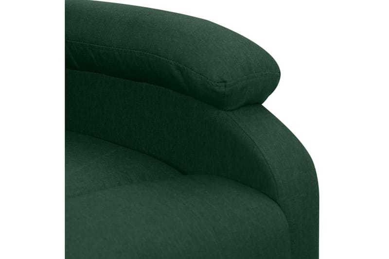 Reclinerfåt�ölj med uppresningshjälp mörkgrön tyg - Grön - Möbler - Stolar & fåtöljer - Fåtölj - Biofåtölj & reclinerfåtölj