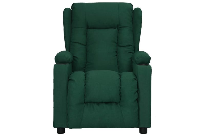 Reclinerfåtölj med uppresningshjälp mörkgrön tyg - Grön - Möbler - Stolar & fåtöljer - Fåtölj - Biofåtölj & reclinerfåtölj