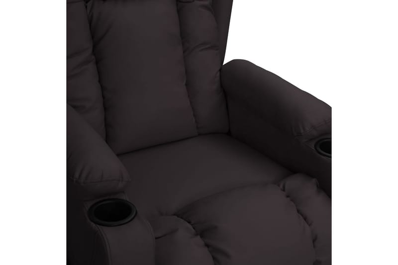 Reclinerfåtölj med uppresningshjälp svart konstläder - Svart - Möbler - Stolar & fåtöljer - Fåtölj - Biofåtölj & reclinerfåtölj