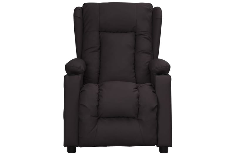 Reclinerfåtölj med uppresningshjälp svart konstläder - Svart - Möbler - Stolar & fåtöljer - Fåtölj - Biofåtölj & reclinerfåtölj