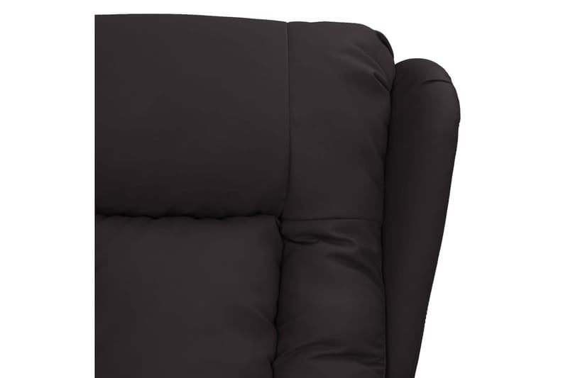 Reclinerfåtölj med uppresningshjälp svart konstläder - Svart - Möbler - Stolar & fåtöljer - Fåtölj - Biofåtölj & reclinerfåtölj