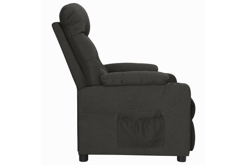 Reclinerfåtölj med uppresningshjälp svart tyg - Svart - Möbler - Stolar & fåtöljer - Fåtölj - Biofåtölj & reclinerfåtölj