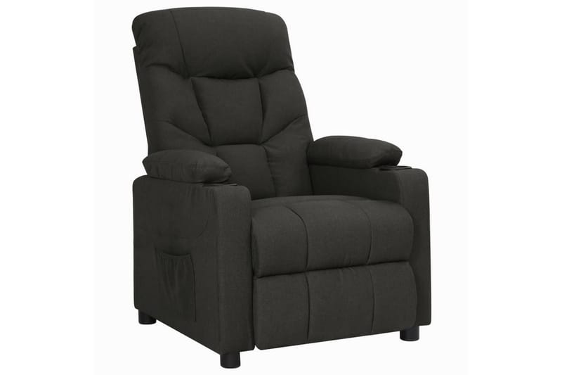 Reclinerfåtölj med uppresningshjälp svart tyg - Svart - Möbler - Stolar & fåtöljer - Fåtölj - Biofåtölj & reclinerfåtölj