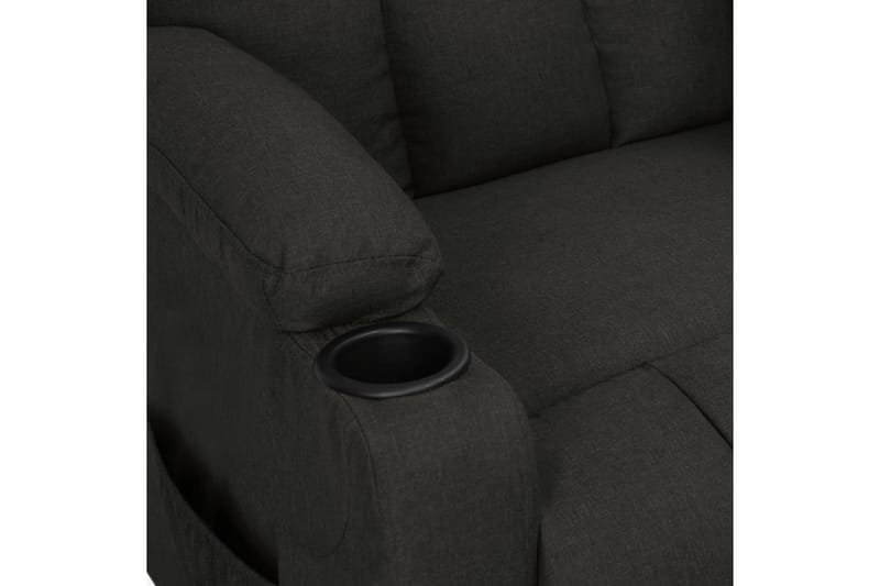 Reclinerfåtölj med uppresningshjälp svart tyg - Svart - Möbler - Stolar & fåtöljer - Fåtölj - Biofåtölj & reclinerfåtölj