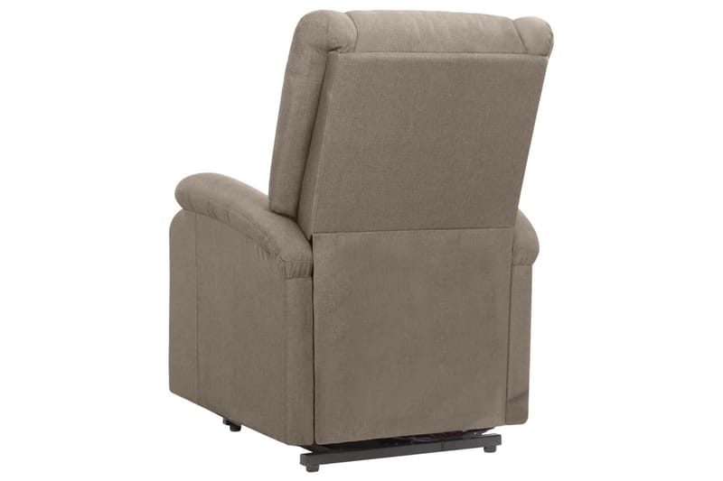 Reclinerfåtölj med uppresningshjälp taupe tyg - Brun - Möbler - Stolar & fåtöljer - Fåtölj - Biofåtölj & reclinerfåtölj