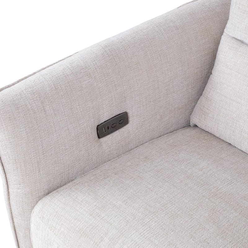 Reclinerfåtölj Näsdal med elektrisk mekanism - ljusbeige - Möbler - Stolar & fåtöljer - Fåtölj - Biofåtölj & reclinerfåtölj