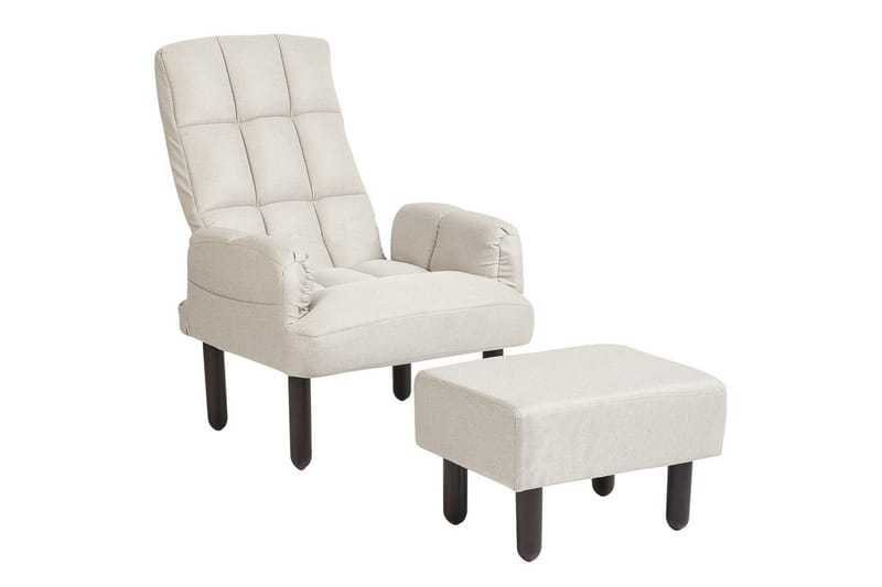 Reclinerfåtölj Oland, Beige, brun