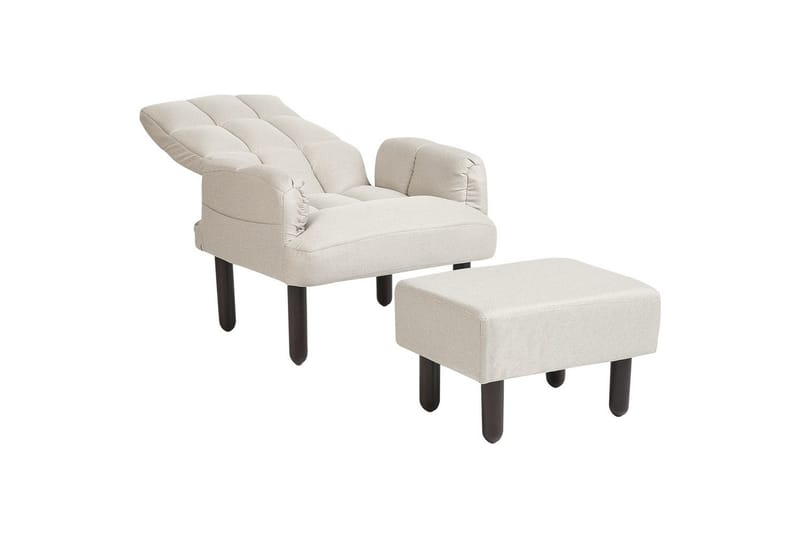 Reclinerfåtölj Oland - Beige, brun - Möbler - Stolar & fåtöljer - Fåtölj - Liggfåtölj