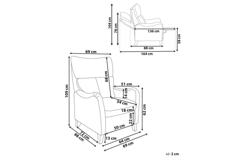 Reclinerfåtölj Royston - Möbler - Stolar & fåtöljer - Fåtölj - Biofåtölj & reclinerfåtölj