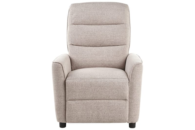 Reclinerfåtölj Sande Beige/svart - Beige/svart - Möbler - Stolar & fåtöljer - Fåtölj - Liggfåtölj