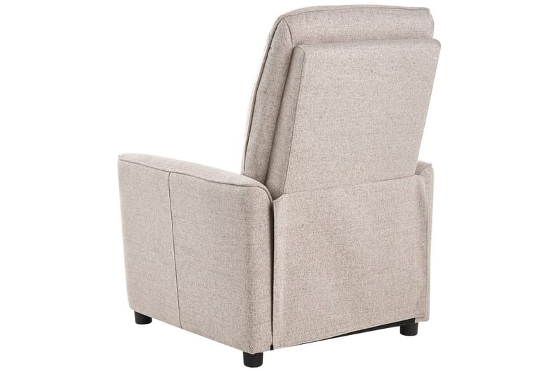 Reclinerfåtölj Sande Beige/svart - Beige/svart - Möbler - Stolar & fåtöljer - Fåtölj - Liggfåtölj