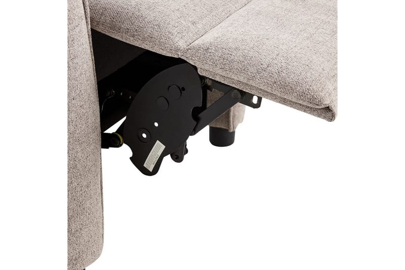 Reclinerfåtölj Sande Beige/svart - Beige/svart - Möbler - Stolar & fåtöljer - Fåtölj - Liggfåtölj