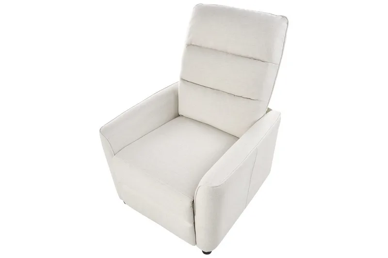 Reclinerfåtölj Sande Vit/Svart - Vit/Svart - Möbler - Stolar & fåtöljer - Fåtölj - Biofåtölj & reclinerfåtölj