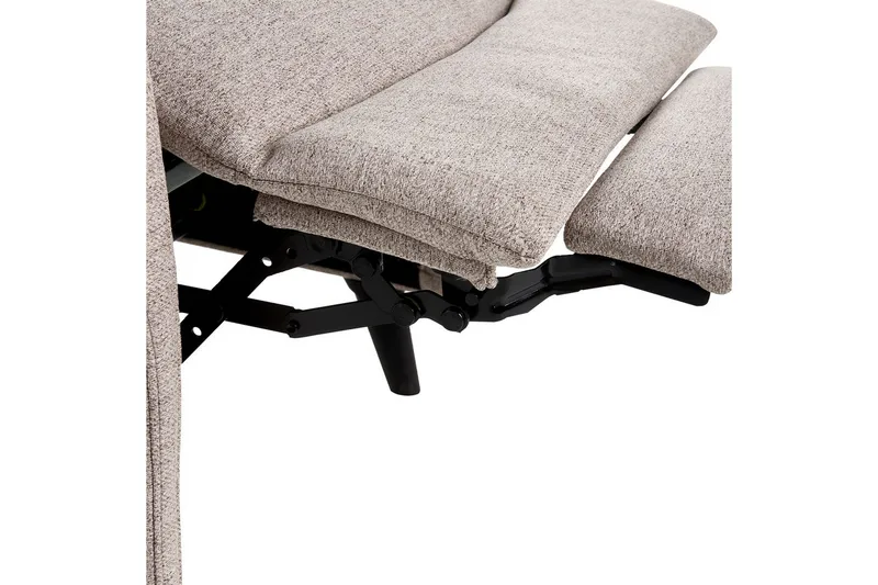 Reclinerfåtölj Selvik Beige/svart - Beige/svart - Möbler - Stolar & fåtöljer - Fåtölj - Biofåtölj & reclinerfåtölj