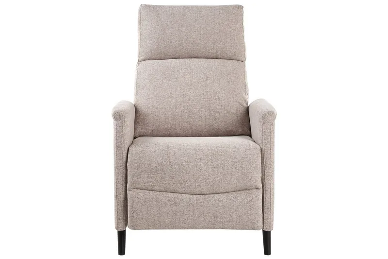 Reclinerfåtölj Selvik Beige/svart - Beige/svart - Möbler - Stolar & fåtöljer - Fåtölj - Biofåtölj & reclinerfåtölj