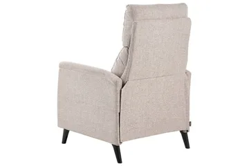 Reclinerfåtölj Selvik Beige/svart - Beige/svart - Möbler - Stolar & fåtöljer - Fåtölj - Biofåtölj & reclinerfåtölj