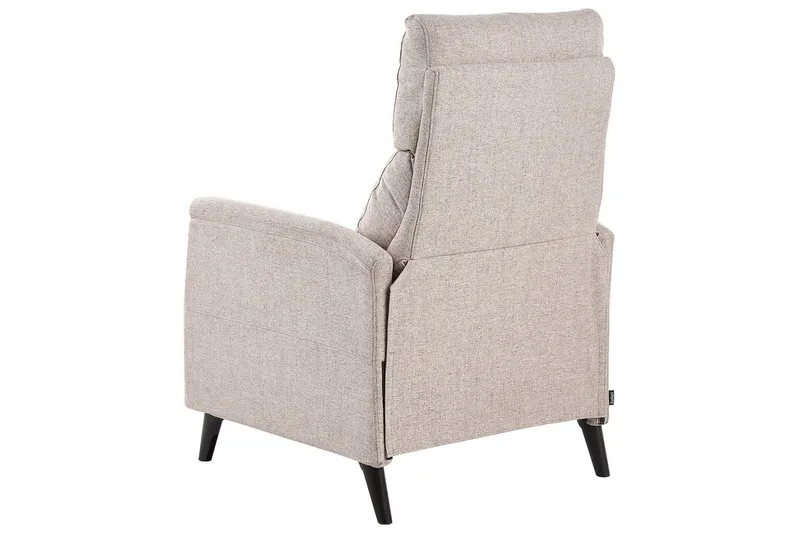 Reclinerfåtölj Selvik Beige/svart - Beige/svart - Möbler - Stolar & fåtöljer - Fåtölj - Biofåtölj & reclinerfåtölj