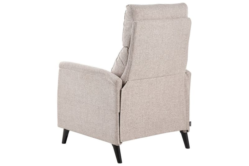 Reclinerfåtölj Selvik Beige/svart - Beige/svart - Möbler - Stolar & fåtöljer - Fåtölj - Liggfåtölj
