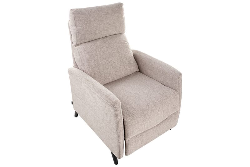Reclinerfåtölj Selvik Beige/svart - Beige/svart - Möbler - Stolar & fåtöljer - Fåtölj - Liggfåtölj
