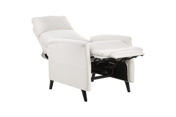 Reclinerfåtölj Selvik Vit/Svart - Vit/Svart - Möbler - Stolar & fåtöljer - Fåtölj - Biofåtölj & reclinerfåtölj