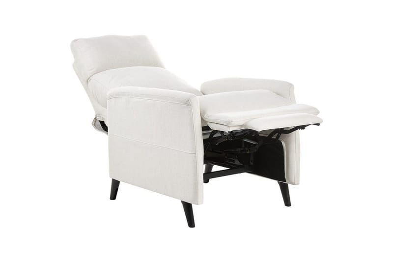 Reclinerfåtölj Selvik Vit/Svart - Vit/Svart - Möbler - Stolar & fåtöljer - Fåtölj - Biofåtölj & reclinerfåtölj