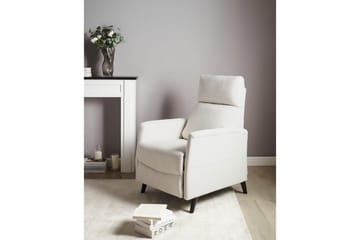 Reclinerfåtölj Selvik Vit/Svart - Vit/Svart - Möbler - Stolar & fåtöljer - Fåtölj - Biofåtölj & reclinerfåtölj