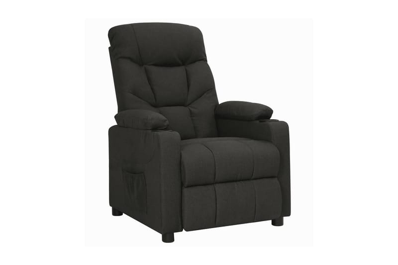 Reclinerfåtölj svart tyg - Svart - Möbler - Stolar & fåtöljer - Fåtölj - Biofåtölj & reclinerfåtölj