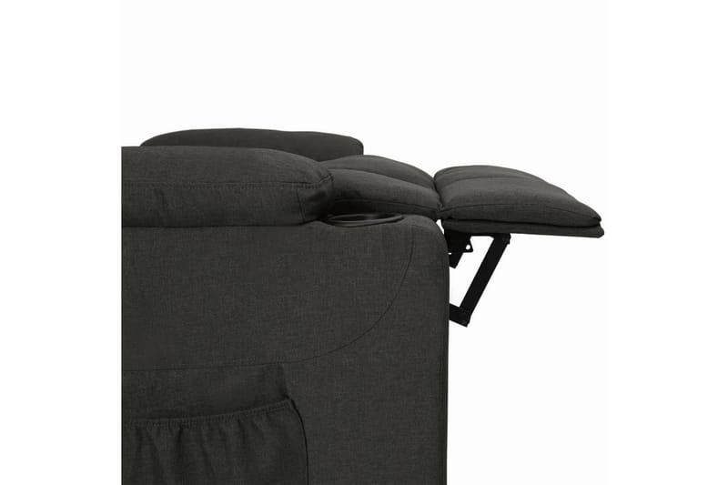 Reclinerfåtölj svart tyg - Svart - Möbler - Stolar & fåtöljer - Fåtölj - Biofåtölj & reclinerfåtölj