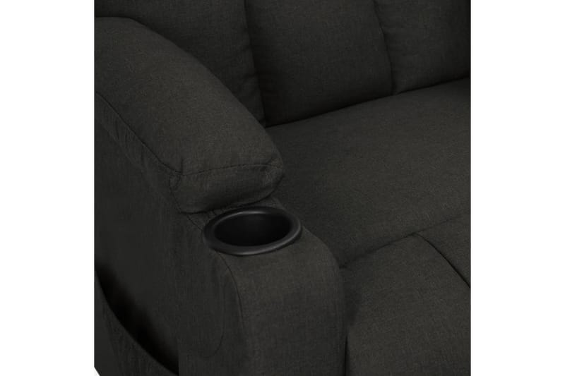 Reclinerfåtölj svart tyg - Svart - Möbler - Stolar & fåtöljer - Fåtölj - Biofåtölj & reclinerfåtölj