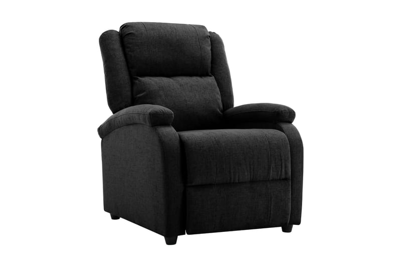 Reclinerfåtölj svart tyg - Svart - Möbler - Stolar & fåtöljer - Fåtölj - Biofåtölj & reclinerfåtölj