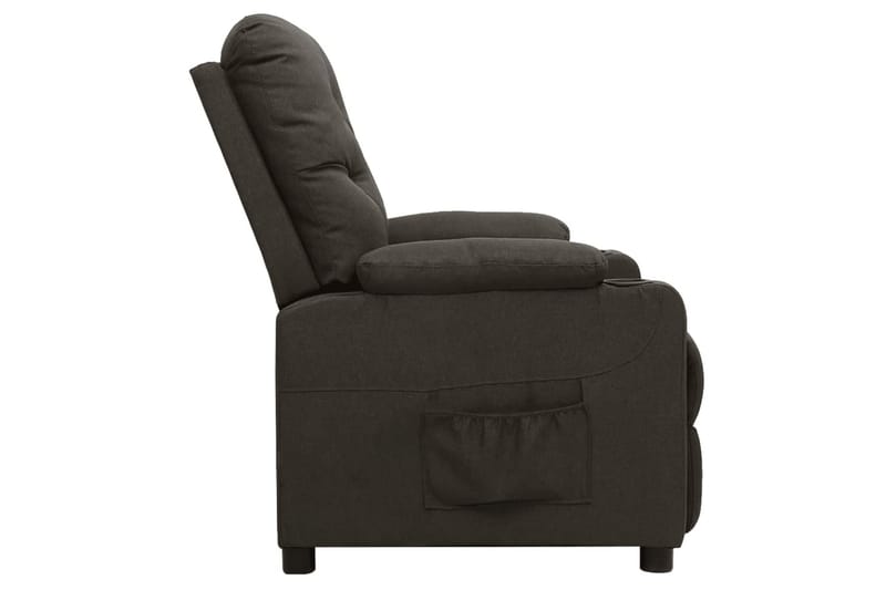 Reclinerfåtölj taupe tyg - Brun - Möbler - Stolar & fåtöljer - Fåtölj - Biofåtölj & reclinerfåtölj