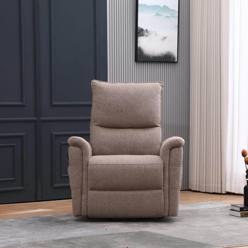 Reclinerfåtölj Ulsten med elektrisk lyftmekanism - Beige - Möbler - Stolar & fåtöljer - Fåtölj - Seniorfåtölj