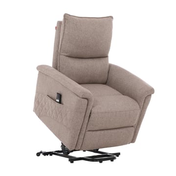 Reclinerfåtölj Ulsten med elektrisk lyftmekanism - Beige - Möbler - Stolar & fåtöljer - Fåtölj - Seniorfåtölj